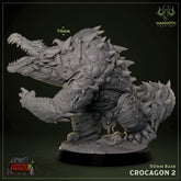 Crocagon 3D-printed model